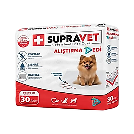 Supravet Köpek Yapışkanlı Tuvalet Alıştırma Pedi 30'lu
