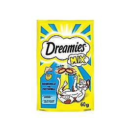 Dreamies Mix Somonlu ve Peynirli Kedi Maması 60 g
