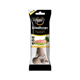 Gnawlers Wise Bone Hindi Etli ve Maydonozlu M Köpek Ödül Kemiği 40 g