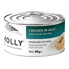 Molly Tavuklu Jöle İçinde Kısırlaştırılmış Kedi Konservesi 85 Gr