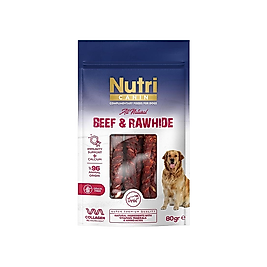 Nutri Canin Sığır Eti Sarılı Köpek Ödül Kemiği 80 g