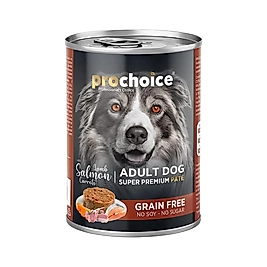Prochoice Tahılsız Kuzu Etli ve Somonlu Yetişkin Köpek Konserve Maması (400 g)