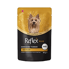 Reflex Plus Yorkshire Terrier Eklem Sağlığı İçin Yetişkin Köpek Pouch Yaş Mama (85 g)