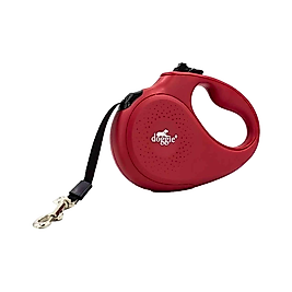 Doggie Master Otomatik Kırmızı Köpek Tasması L (50 kg)