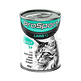 Prosport Kuzu Etli Yetişkin Kedi Konserve Maması 400 g