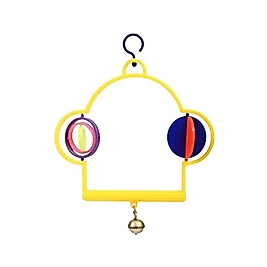 Fit Fly Kuşlar İçin Fırfırlı Zilli Salıncak