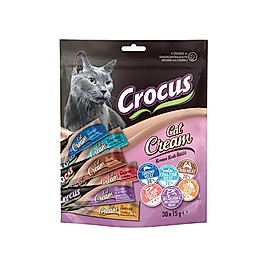 Crocus Multipack 6 Çeşit Karışık Sıvı Kedi Ödül Maması 30 x 15 g
