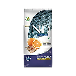 N&D Ocean Tahılsız Ringa Balığı ve Portakallı Kısırlaştırılmış Kedi Maması 1,5 kg