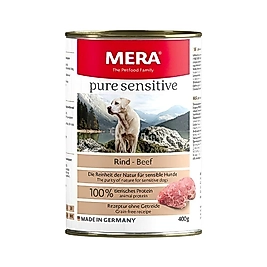 Mera Pure Sensitive Sığır Etli Yetişkin Köpek Konserve Maması (400 g)
