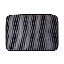 Petpretty Elekli Kedi Tuvalet Önü Paspası Gri 50 x 60 cm