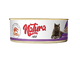 Natura Ton Balıklı ve Yengeçli Yetişkin Kedi Konserve Maması 70 g