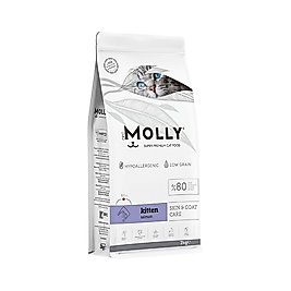 Molly Hipoalerjenik Düşük Tahıllı Somonlu Yavru Kedi Maması (2 kg)