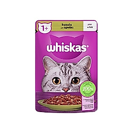 Whiskas Kuzu Etli Yetişkin Kedi Pouch Yaş Mama (85 g)