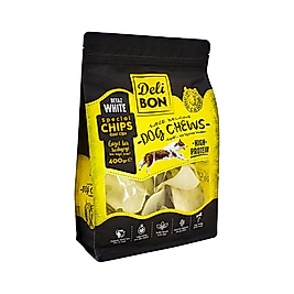 Deli Bon Deri Beyaz Cips Köpek Ödülü (400 g)
