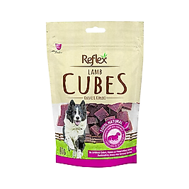 Reflex Kuzu Etli Dilim Küp Tüm Irklar İçin Yetişkin Köpek Ödülü 80 g