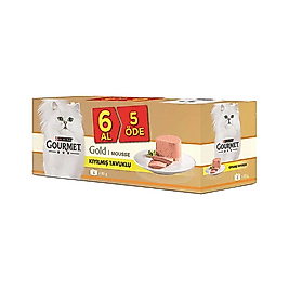 Purina Gourmet Gold Kıyılmış Tavuk Etli Yetişkin Kedi Konserve Maması 6 x 85 g