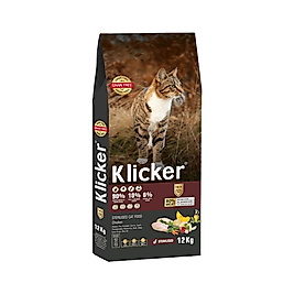Klicker Tavuk Etli Kısırlaştırılmış Yetişkin Kedi Maması (12 kg)