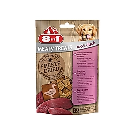 8in1 Dondurularak Kurutulmuş Ördek Etli Köpek Ödülü (50 g)