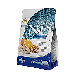 N&D Ocean Morina Balıklı ve Portakallı Yetişkin Kedi Maması 5 kg
