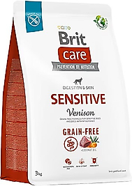 Brit Care Geyik Etli ve Tahılsız Hassas Sindirim Yetişkin Köpek Maması 3 kg