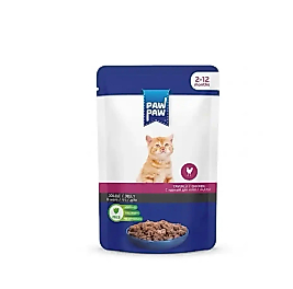Pawpaw Tavuk Etli Yavru Kedi Maması (85 g)