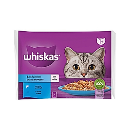 Whiskas Balıklı Pouch Mama 4 x 85 g