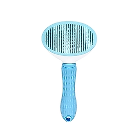 Clean Basmalı Kedi ve Köpek Tarağı Mavi