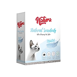 Natura Pet Doğal Ultra Topaklanan Kokusuz Aktif Karbon Granüllü Kedi Kumu (10 L)