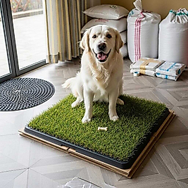 Greenpee Pro Büyük Boy Akıllı Çim Tuvalet (61 x 81 cm)