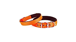 Doggie Comfort Dokuma Köpek Boyun Tasması Large Turuncu 3x47-55 cm