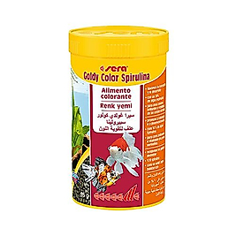 Sera Goldy Color Spiriluna Japon Balıkları için Renklendirici Yem 250 ml