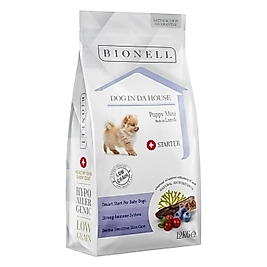 Bionell Mini Ve Küçük Irk Yavru Köpek Maması Kuzu Etli 12 Kg
