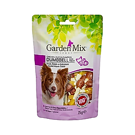 Garden Mix Tavuk, Ördek ve Balkabaklı Dambıl Köpek Ödülü 75 g