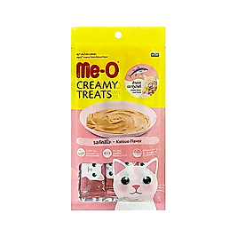 Me-O Creamy Çizgili Orkinos Balıklı Kedi Ödülü 4 x 15 g