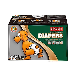 Hushpet Çiş Pedi L 12'li