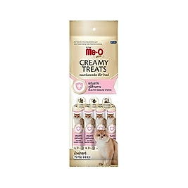 Me-O Creamy Treats Ton Balıklı ve Turna Yemişli Kedi Ödül Maması 4 x 1 g