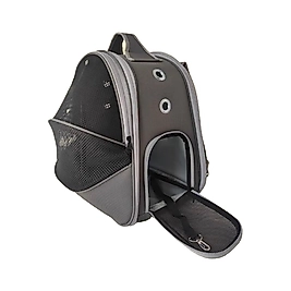 Lavistan Paris Fileli Evcil Hayvan Füme Sırt Taşıma Çantası