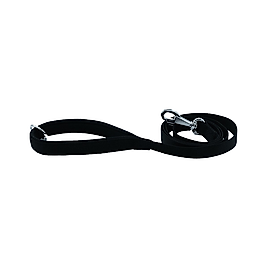 Doggie Dokuma Köpek Gezdirme Kayışı M Siyah 2 x 140 cm