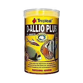 Tropical D-Allio Plus Flake Discus Balıklar İçin Sarımsaklı Pul Balık Yemi 100 ml 20 g