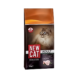 NewCat Tavuk Etli Yetişkin Kedi Maması (15 kg)