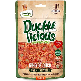 Dentalight Duck Ring Ördek Etli Köpek Ödül Halkası 70 Gr