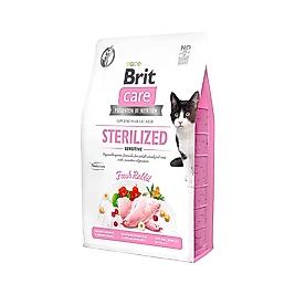 Brit Care Hipoalerjenik Tahılsız Tavşan Etli Kısırlaştırılmış Kedi Maması 2 kg