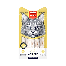 Wanpy Bağışıklık Güçlendirici Tavuk Etli Sıvı Kedi Ödülü (5 x 14 g)
