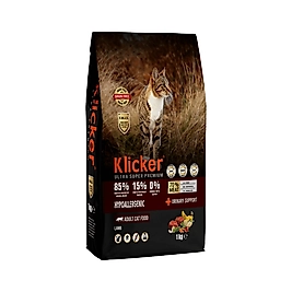 Klicker Hipoalerjenik Kuzu Etli Yetişkin Kedi Maması (1 kg)