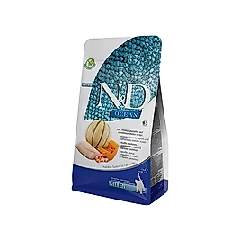 N&D Ocean Tahılsız Morina Balıklı, Bal Kabaklı & Karidesli Yavru Kedi Maması (5 kg)