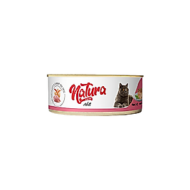 Natura Tavuk Etli ve Karidesli Yetişkin Kedi Konserve Maması (70 g)