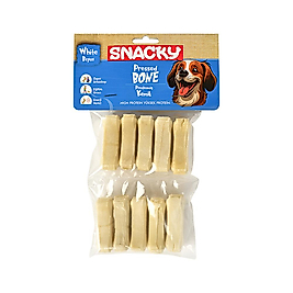 Snacky Beyaz Köpek Çiğneme Kemiği 10'lu