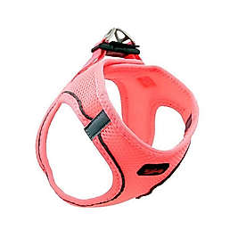 Tailpetz Air Mesh Göğüs Tasması Neon Pembe XL
