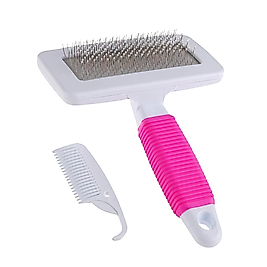 Petpretty Silikon Saplı Boncuk Uçlu Kedi ve Köpek Tarama Fırçası 14 cm