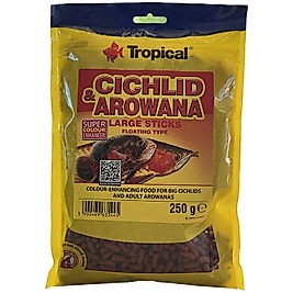 Tropikal Çiklit Arowana Büyük Boy Çubuklar 250 gr